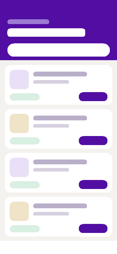 App Vai de Quadra na tela de torneios